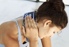 Kompress als eine Möglichkeit zur Behandlung von zervikaler Osteochondrose