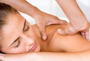 Zervikale Osteochondrose -Massage